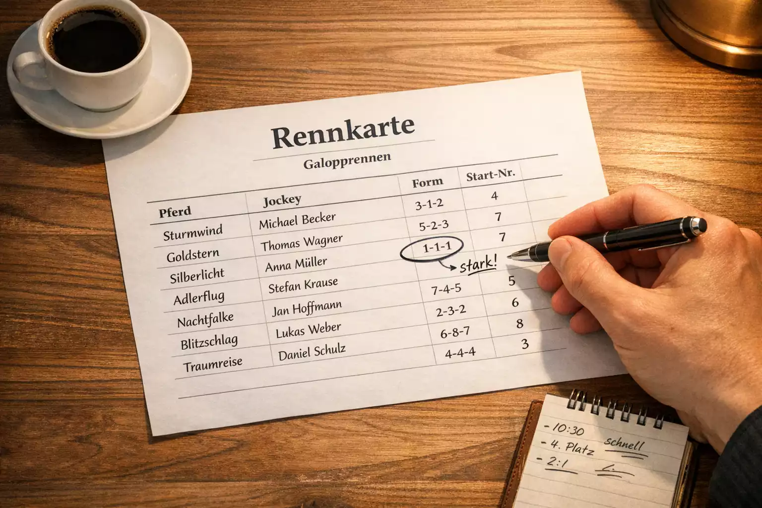 Pferdewetten Tipps und Strategien — Rennkarte und Formanalyse