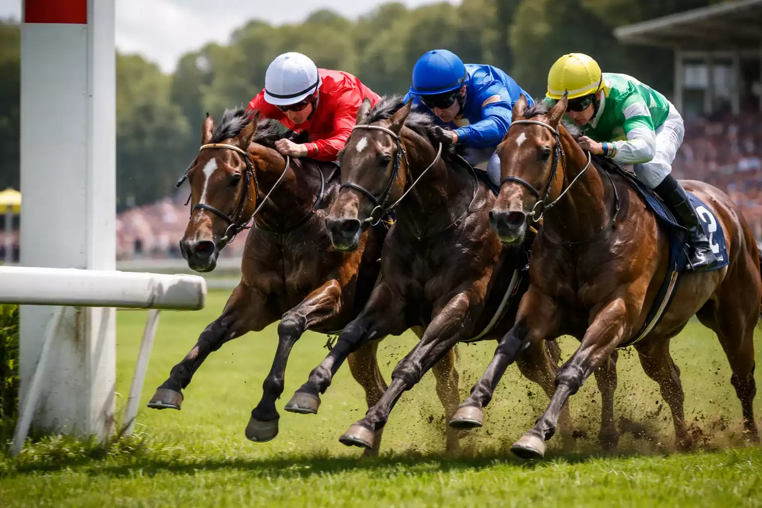 Platzzwilling, Dreierwette und Viererwette im Vergleich — Zieleinlauf Pferderennen